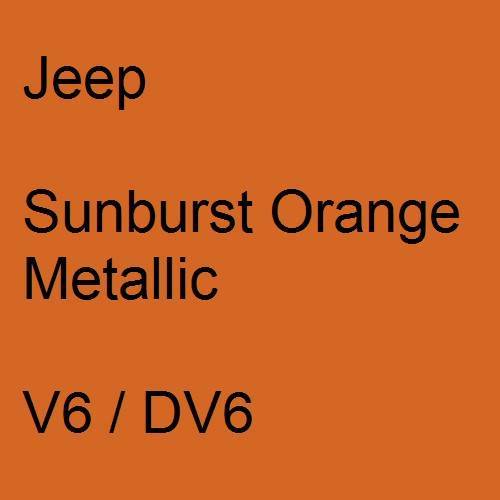 Jeep, Sunburst Orange Metallic, V6 / DV6.